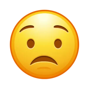 worried face 1f61f